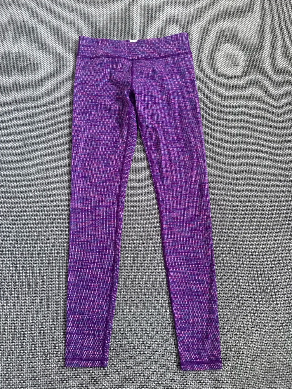 Ivivva' Purple Space-Dye Active Leggings